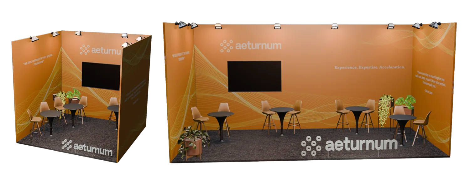 3D Event Booth & Stall Visualization — project cover